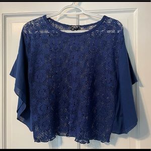 Sequin Hearts XL lace top